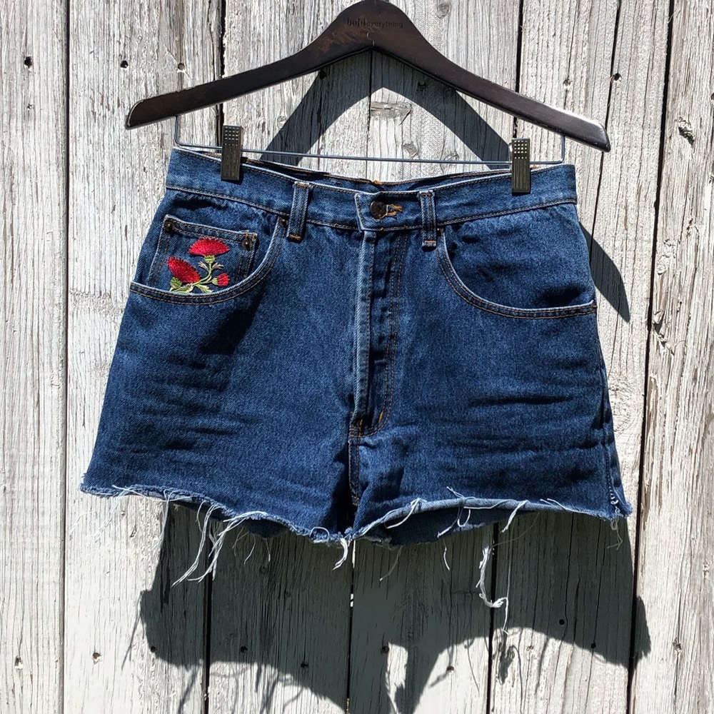 Vintage High Rise Jean Shorts